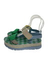 【中古】camper◆サンダル/--/GRN【シューズ】