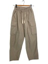 【中古】H.UNIT◆Burberry easy cargo pants/M-47サンプリング/ボトム/1/コットン/BEG/無地【メンズウェア】