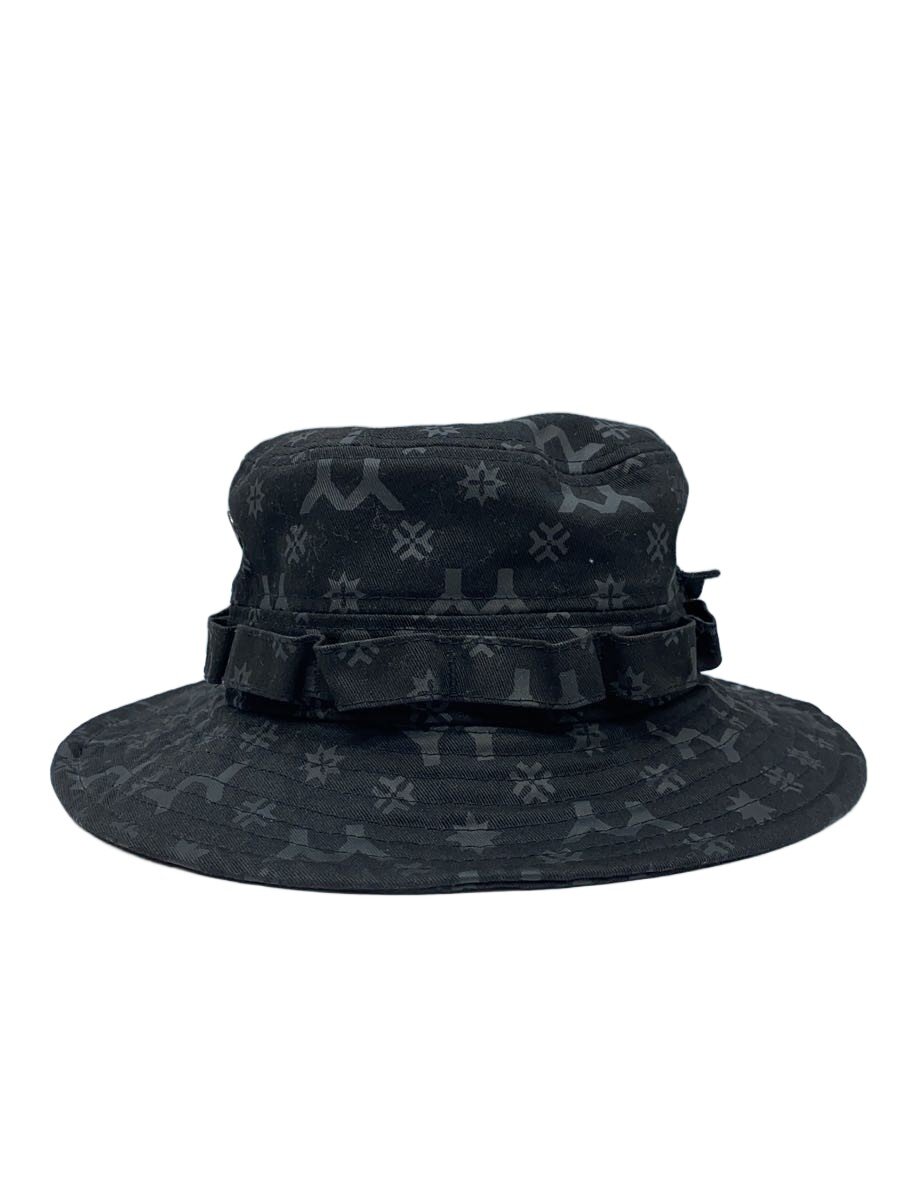 For Women - 【中古】yohji yamamoto POUR HOMME◆アドベンチャー/オールオーバープリント/バケットハット/コットン/BLK/メンズ/HN-H92-975【服飾雑貨他】