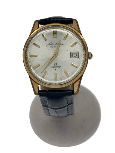 【中古】SEIKO◆手巻腕時計/アナログ/--/GLD/BLK//【服飾雑貨他】 【中古】SEIKO◆手巻腕時計/アナログ/--/GLD/BLK//【服飾雑貨他】