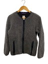 【中古】Needles Sportswear◆フリースジャケット/S/ポリエステル/GRY/無地//【メンズウェア】