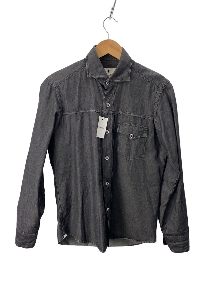 GIANNETTO◆長袖シャツ/S/--/GRY/JIMMY