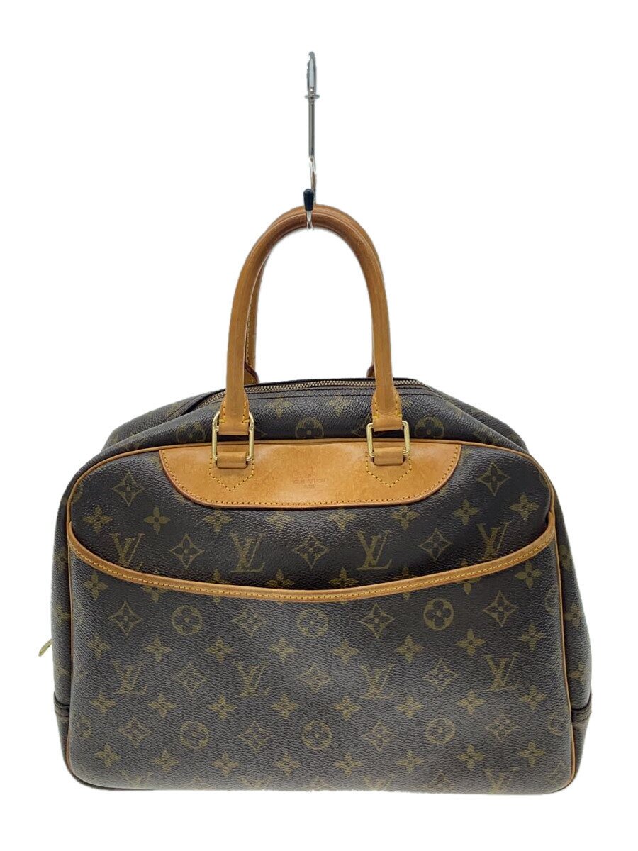 Vanity Bags, Cases - 【中古】LOUIS VUITTON◆2)ボーリング・ヴァニティ(ドーヴィル)_モノグラム・キャンバス_BRW/PVC/BRW//【バッグ】