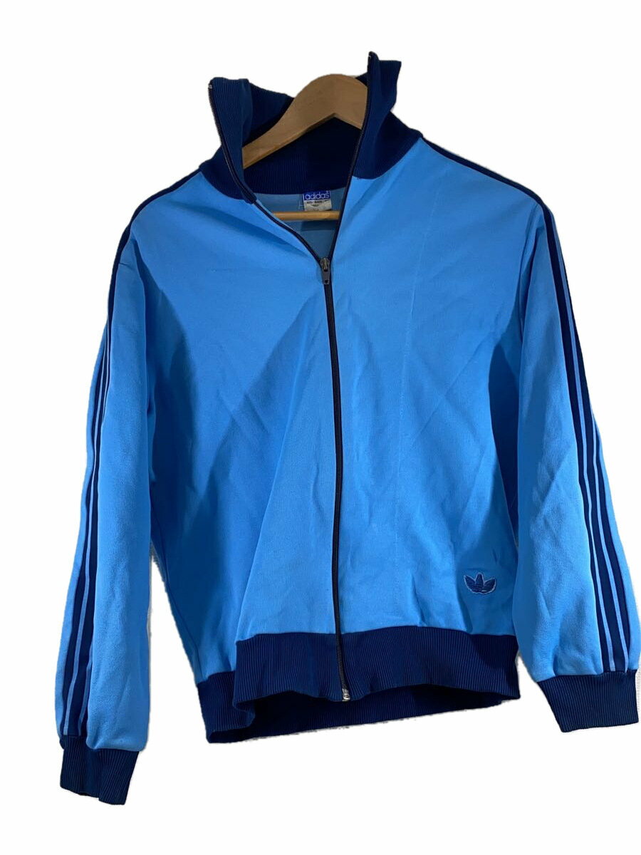 【中古】adidas◆ジャケット/2/ポリエステル/BLU【メンズウェア】