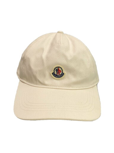 【中古】MONCLER◆キャップ/FREE/コットン/IVO/無地/メンズ/J10933B00041【服飾雑貨他】 【中古】MONCLER◆キャップ/FREE/コットン/IVO/無地/メンズ/J10933B00041【服飾雑貨他】
