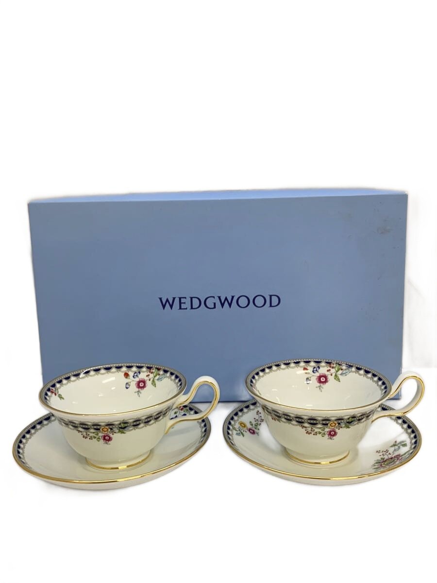 【中古】WEDGWOOD◆カップ&ソーサー/2点セット【キッチン用品】