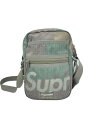 【中古】Supreme◆24SS/Shoulder Bag Woodland Camo/ショルダーバッグ/ポリエステル/KHK/カモフラ【バッグ】