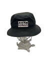 【中古】YOHJI YAMAMOTO◆×NEW ERA/ERASER LOGO BUCKET/バケットハット/M/コットン/メンズ/HJ-H98-97【服飾雑貨他】(4)