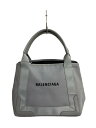 【中古】BALENCIAGA◆339933/バレンシアガ/ハンドバッグ/キャンバス/グレー/バレンシアガ【バッグ】