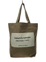 【中古】beautiful people◆トートバッグ/--/BEG【バッグ】