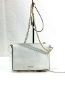 【中古】REBECCA MINKOFF◆ウエストバッグ/WHT【バッグ】