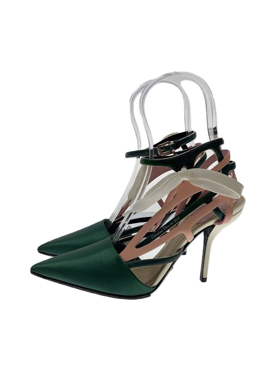 【中古】Christian Dior◆シューズ/36/GRN【シューズ】