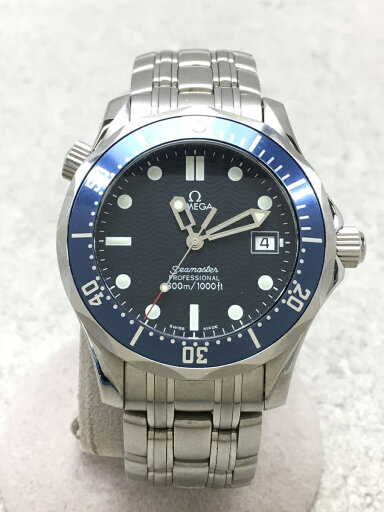 【中古】OMEGA◆Seamaster PROFESSIONAL/クォーツ腕時計/アナログ/ステンレス/NVY/SLV【服飾雑貨他】 【中古】OMEGA◆Seamaster PROFESSIONAL/クォーツ腕時計/アナログ/ステンレス/NVY/SLV【服飾雑貨他】