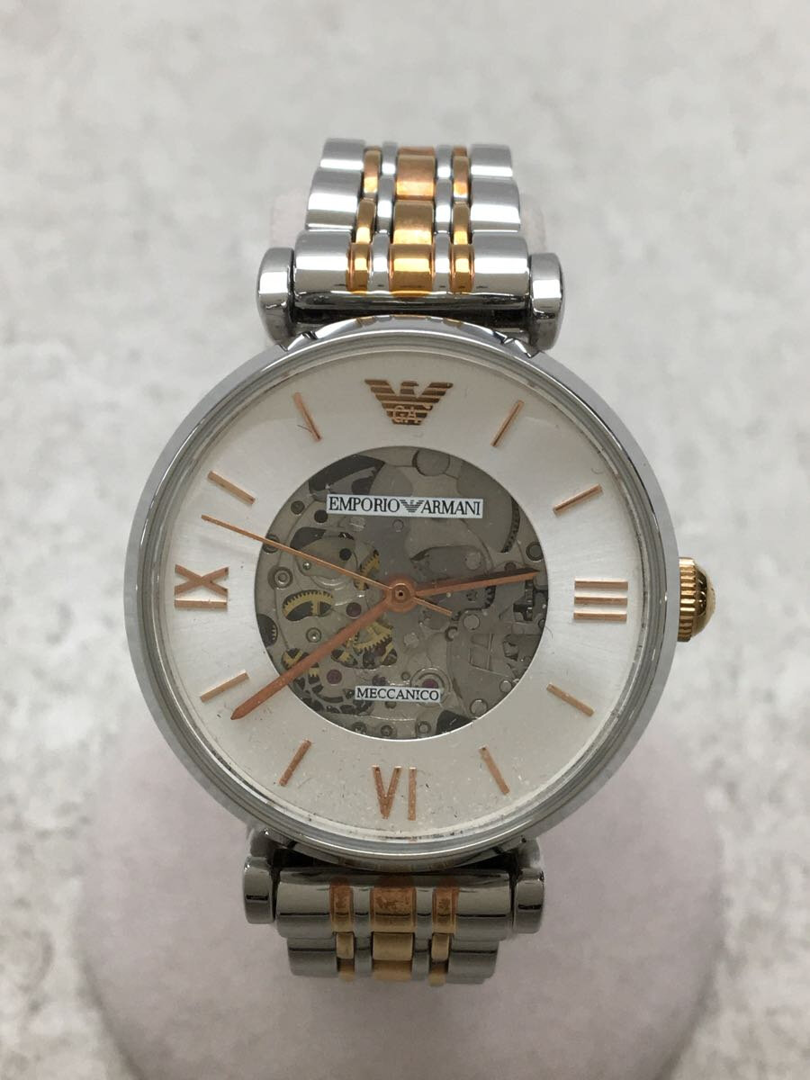 【中古】EMPORIO ARMANI◆手巻腕時計/アナログ/ 20230831日差+5//【服飾雑貨他】