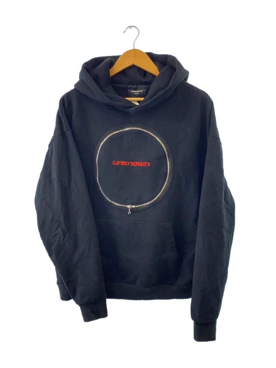UNKNOWN クロス模様 ブラックパーカー Lサイズ UNKNOWN LONDONパーカー UNKNOWN クロス模様 ブラックパーカー Lサイズ
