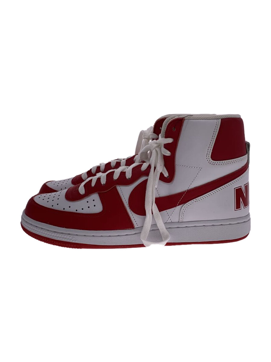 【中古】NIKE◆TERMINATOR HIGH_ターミネーターハイ/ハイカットスニーカー/27.5cm/RED/FJ4454-100//【シューズ】
