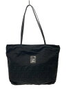 【中古】FENDI◆ショルダーバッグ/ナイロン/BLK/ズッカ柄【バッグ】