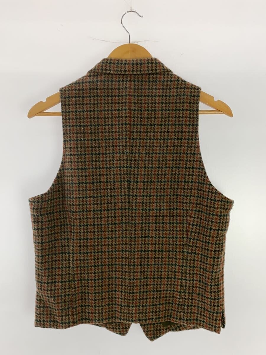 【中古】Nigel Cabourn◆ベスト/46/ウール/ブラウン/千鳥格子/8037-00-70007【メンズウェア】 2