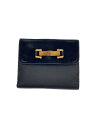 【中古】GUCCI◆2つ折り財布/--/BLK/無地/レディース/擦れ・キズ有【服飾雑貨他】