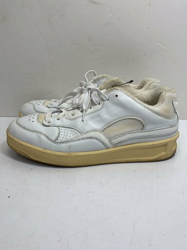 【中古】JIL SANDER◆ローカットスニーカー/42/WHT/レザー【シューズ】 【中古】JIL SANDER◆ローカットスニーカー/42/WHT/レザー【シューズ】