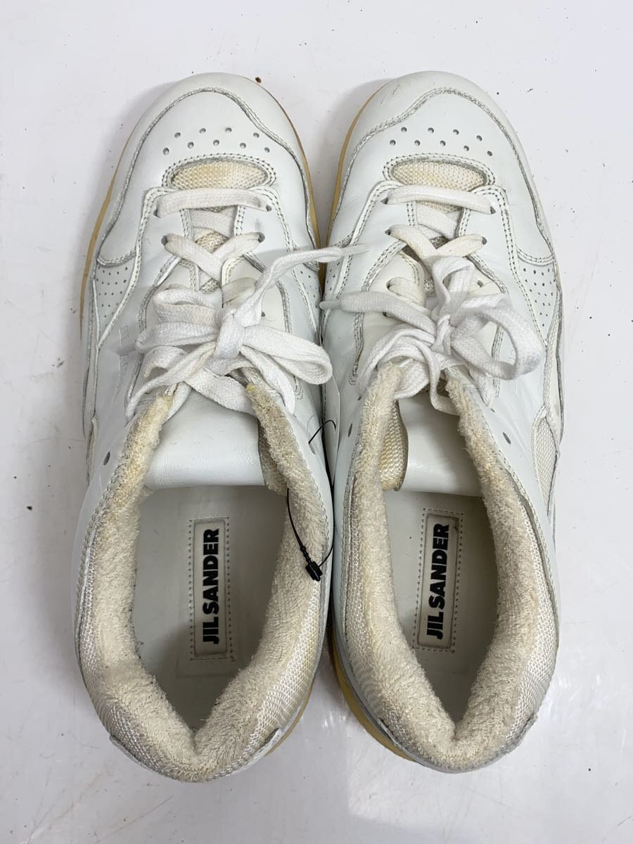 【中古】JIL SANDER◆ローカットスニーカー/42/WHT/レザー【シューズ】