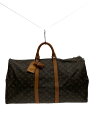 【中古】LOUIS VUITTON◆キーポル55_モノグラム・キャンバス/PVC/BRW【バッグ】