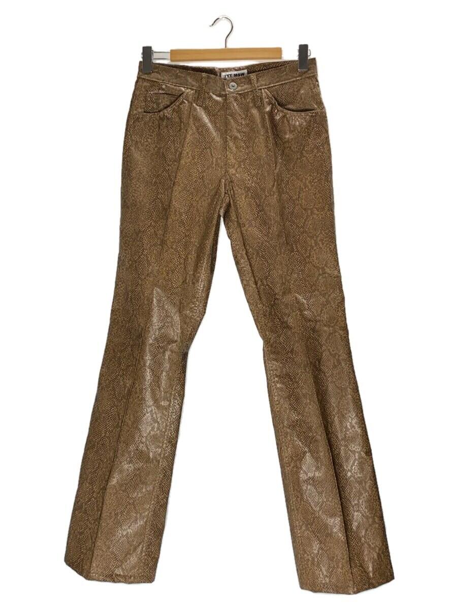 【中古】TTT_MSW◆21AW/PYTHON PRINT PANTS/M/フェイクレザー/アニマル/TTT-2021AW-PT06【メンズウェア】