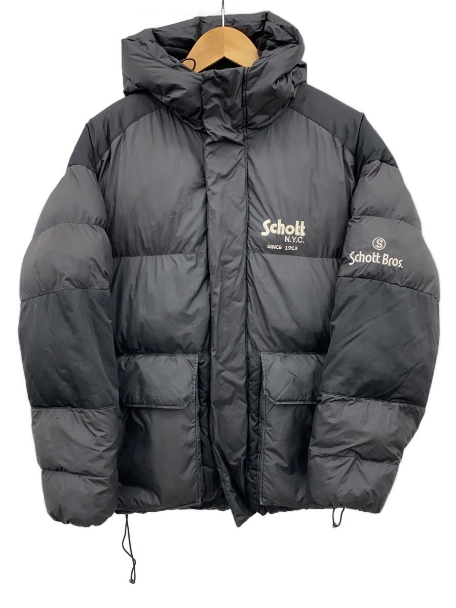 【USA製】Schott ショット ダウンジャケット 黒 M 最高峰グースダウン 楽天市場】schott ダウン（メンズファッション）の通販