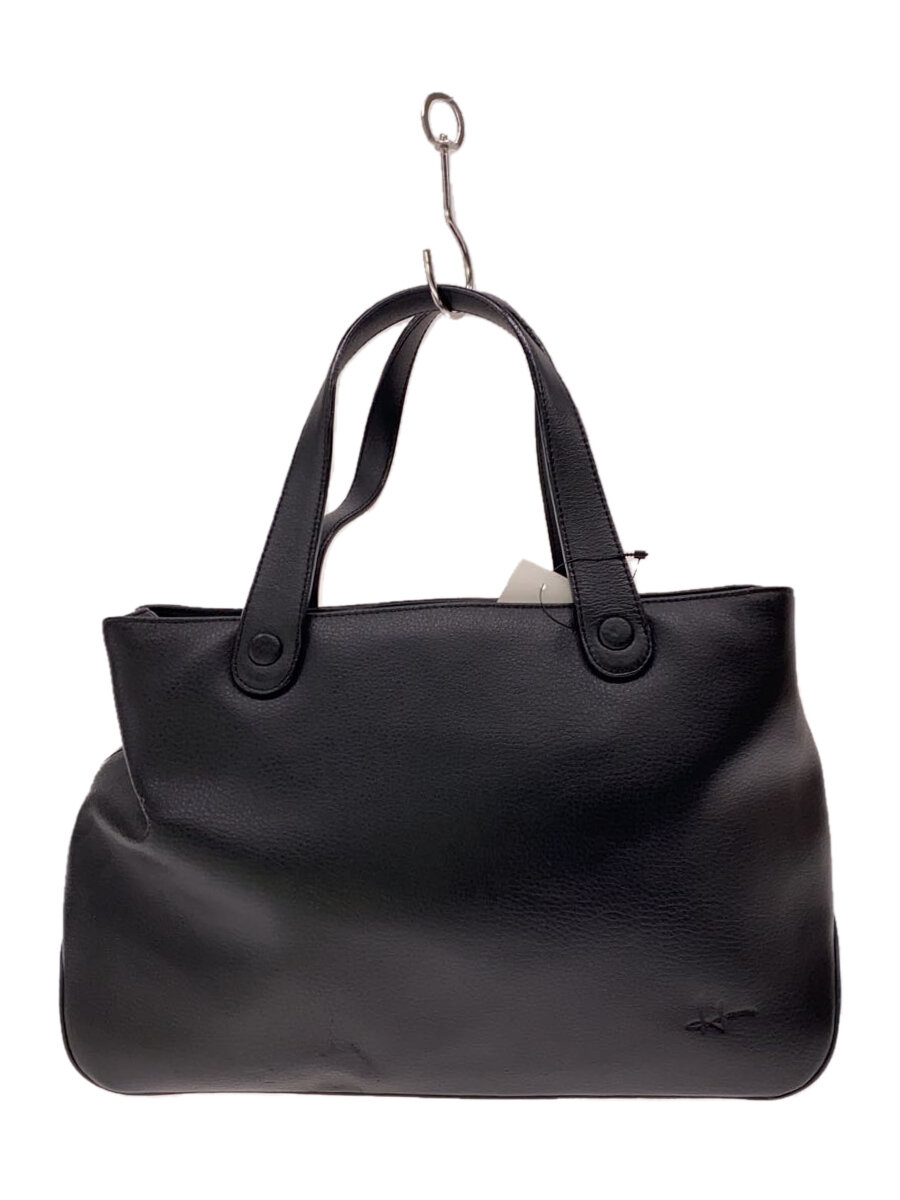 【中古】HAMANO◆ハンドバッグ/レザー/BLK【バッグ】