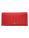 【中古】LAUREN RALPH LAUREN◆長財布/羊革/RED/レディース/432917941001【服飾雑貨他】(4)