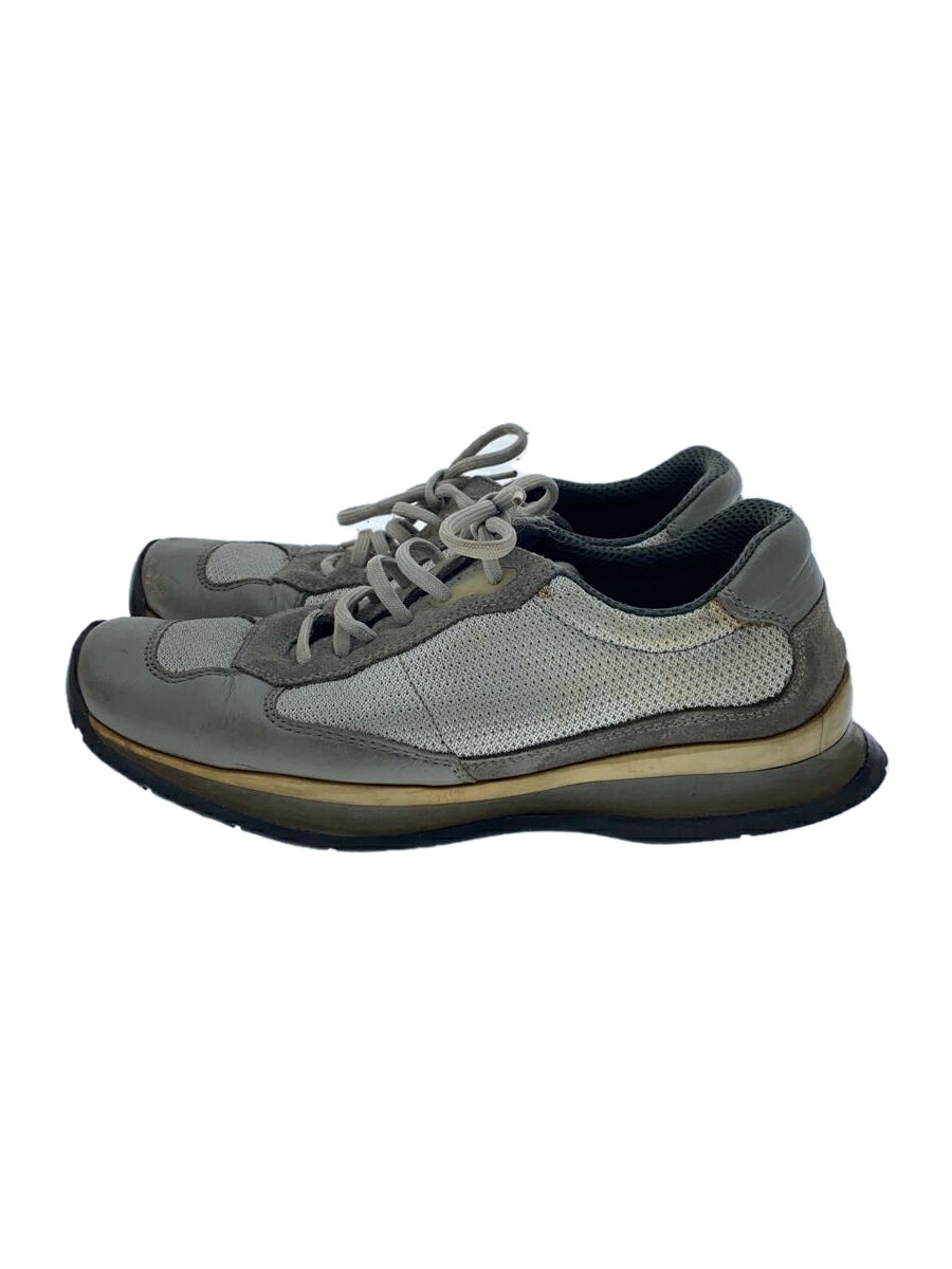 【中古】PRADA SPORT◆ローカットスニーカー/36.5/グレー【シューズ】