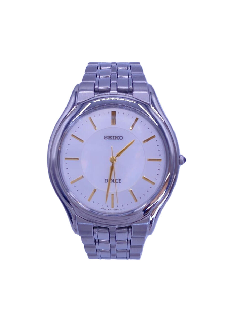 【中古】SEIKO◆クォーツ腕時計/アナログ/ステンレス/WHT/SLV/SACL009【服飾雑貨他 ...