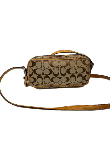 【中古】COACH◆ショルダーバッグ_シグネチャー/キャンバス/BRW/総柄【バッグ】 【中古】COACH◆ショルダーバッグ_シグネチャー/キャンバス/BRW/総柄【バッグ】