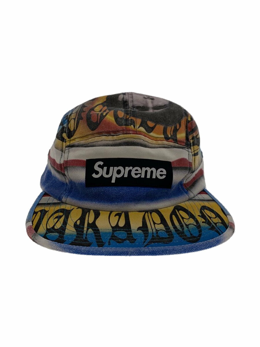 【中古】Supreme◆キャップ/--/コットン/マルチカラー/総柄/メンズ【服飾雑貨他】