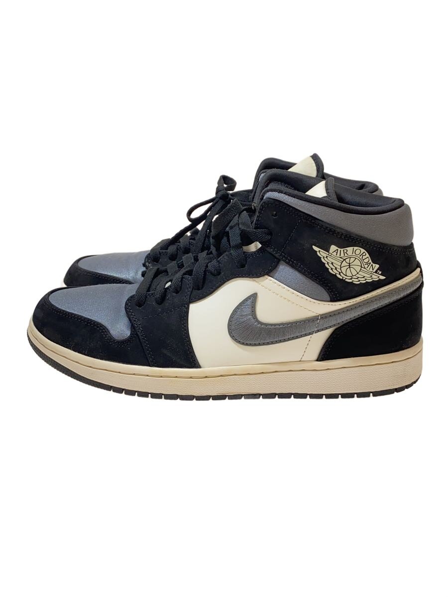 NIKE◆AIR JORDAN 1 MID SE/エアジョーダン 1 ミッド/ブラック/852542-011/28.5cm