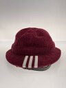【中古】GUCCI◆717301 4HAS2/ハット/コラボ/S/コーデュロイ/BRD/ロゴ/メンズ【服飾雑貨他】