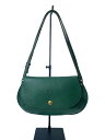 【中古】IL BISONTE◆ショルダーバッグ/レザー/GRN/無地【バッグ】(4)