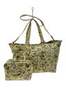 【中古】ROOTOTE◆バッグ/--/YLW/総柄【バッグ】