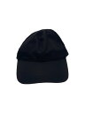 【中古】PRADA◆キャップ/L/ナイロン/BLK/無地/メンズ【服飾雑貨他】