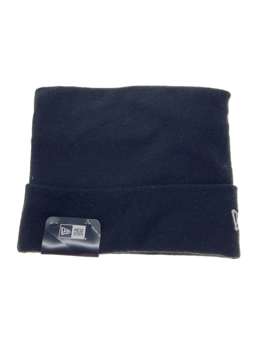 【中古】NEW ERA◆ニットキャップ/--/アクリル/ブラック/レディース【服飾雑貨他】