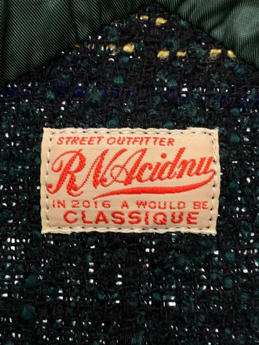 【中古】RNA◆RNA/ジャケット/M/ポリエステル/グリーン/チェック【メンズウェア】