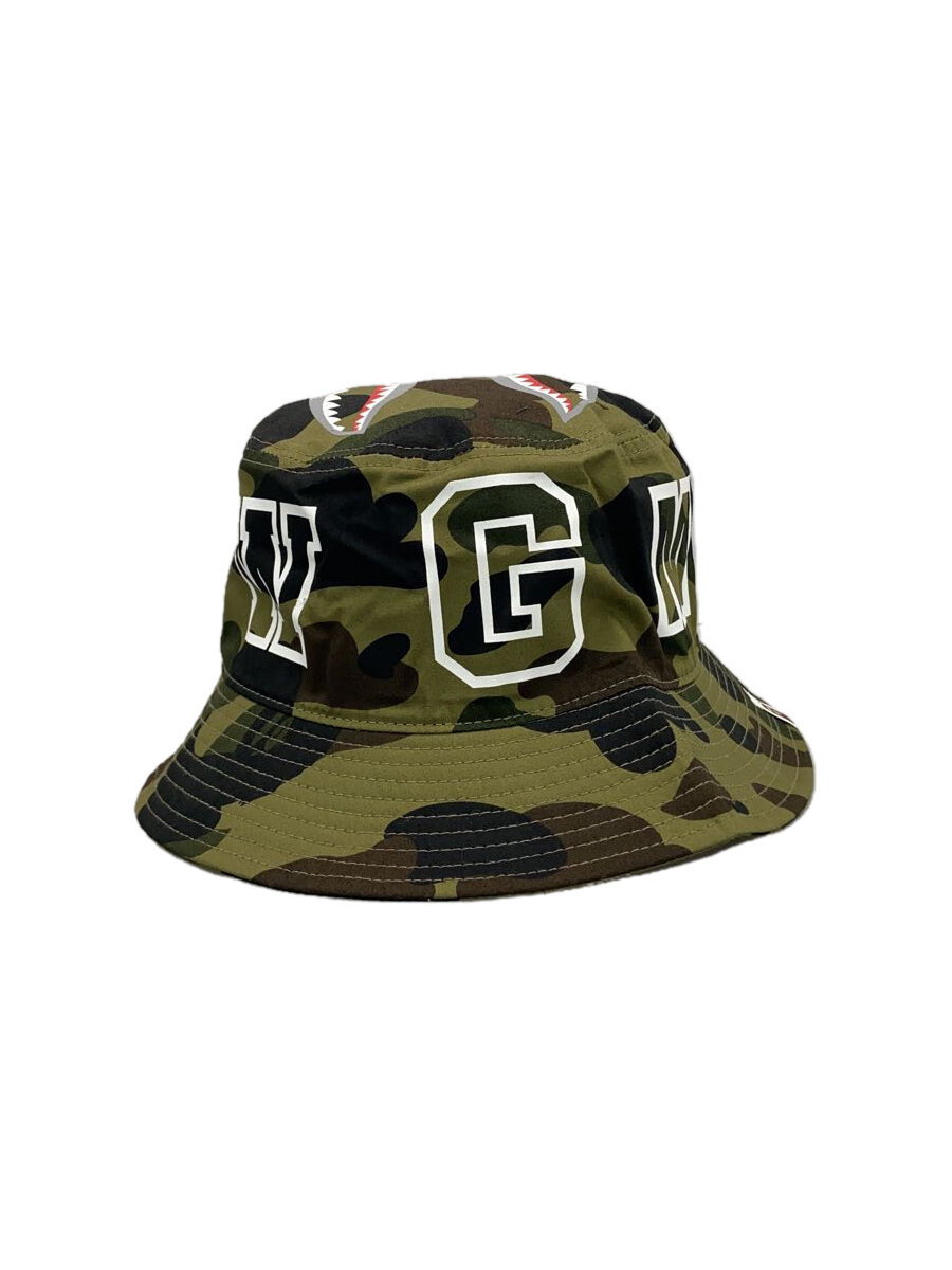 【中古】A BATHING APE◆バケットハット/L/コットン/メンズ【服飾雑貨他】