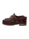【中古】Timberland◆3eye/ローファー/26cm/BRW/レザー【シューズ】