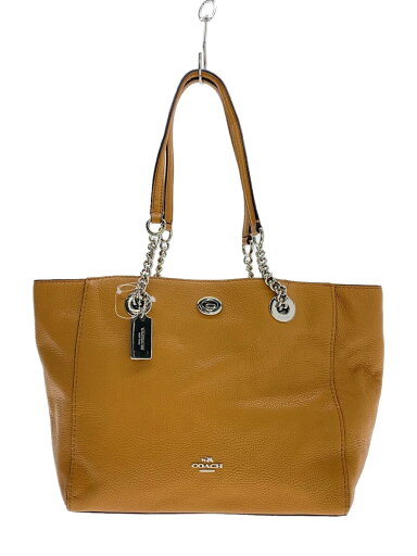 【中古】COACH◆バッグ/レザー/CML/無地/57107【バッグ】 【中古】COACH◆バッグ/レザー/CML/無地/57107【バッグ】