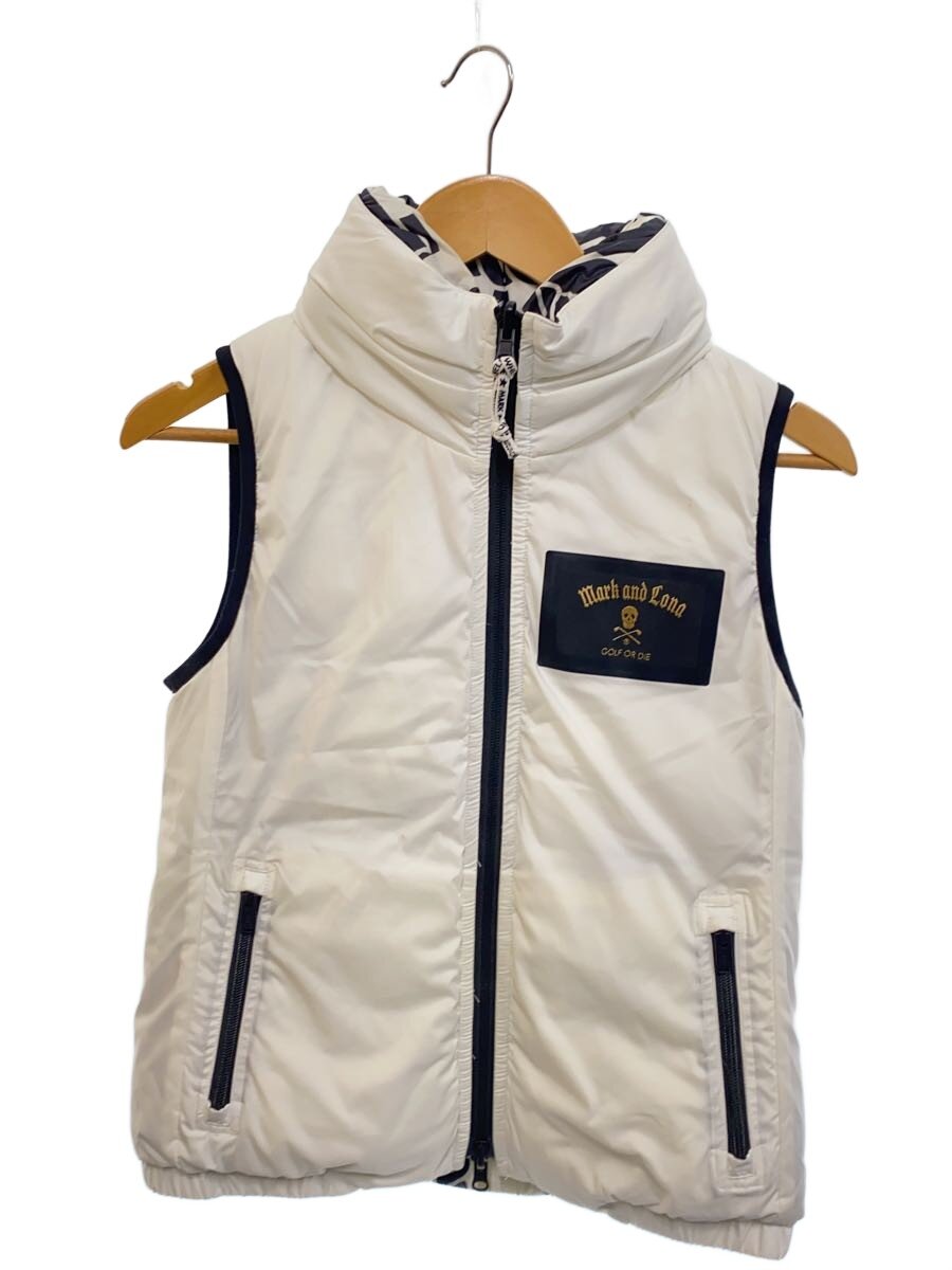 【中古】MARK & LONA◆スポーツウェアー/38/WHT/MLW-OC-AD04/汚れ有【スポーツ】