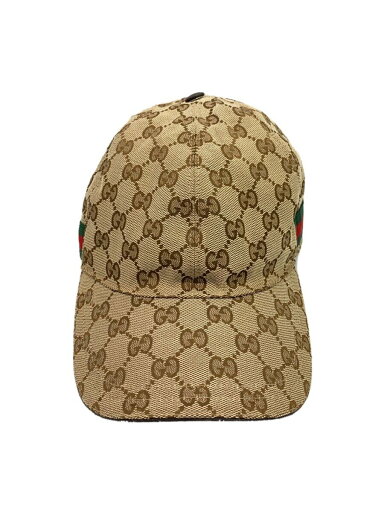 【中古】GUCCI◆キャップ/M/ポリエステル/BEG/総柄/メンズ/200035【服飾雑貨他】 【中古】GUCCI◆キャップ/M/ポリエステル/BEG/総柄/メンズ/200035【服飾雑貨他】