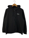 【中古】patagonia◆patagonia/ジップパーカー/L/コットン/BLK【メンズウェア】