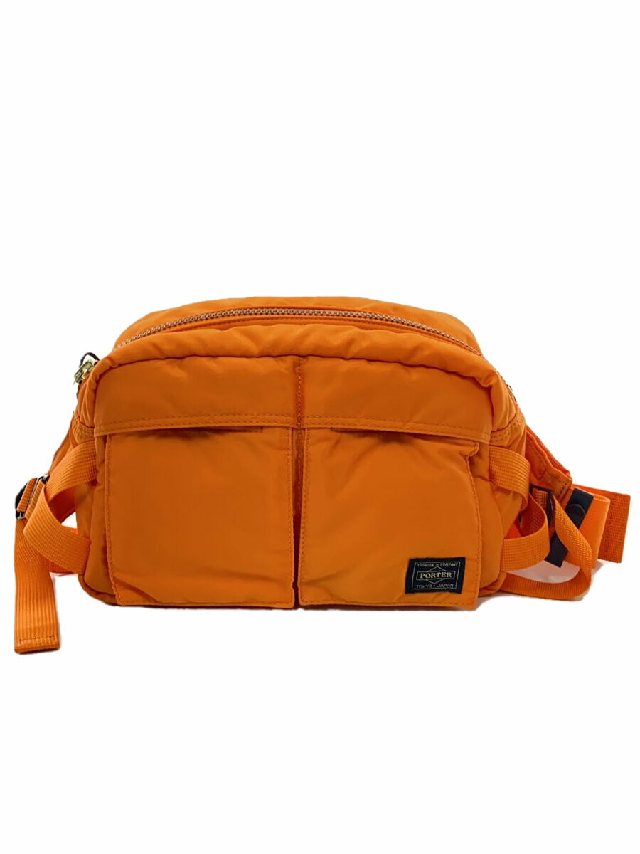 【中古】PORTER◆ショルダーバッグ/ナイロン/ORN/無地【バッグ】