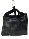 【中古】GUCCI◆ショルダーバッグ/PVC/BLK/総柄/201446 213048【バッグ】