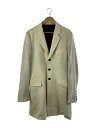 【中古】TAKAHIROMIYASHITA TheSoloist.◆23AW/ライトレフトチェスターコート/46/ウール/ホワイト/sj.0005bAW23//【メンズウェア】